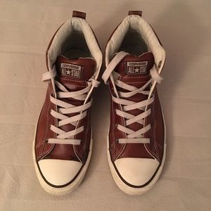 Leather High-Top Converse
